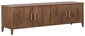 Tower Living Mangohout Tv-meubel Met Goud Belvedere - 180x45x55cm.