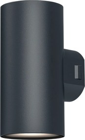 LED Wandlamp Brinton Victa - Antraciet 16,2x7,8cm