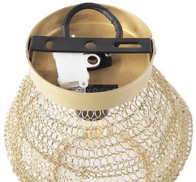 Oosterse plafondlamp goud - Nidum Bene