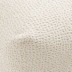 Poef, reliëfstof, L83 cm, Nuria