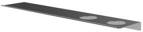 Hotbath &More planchet 60cm met twee uitsparingen voor een zeepdispenser of beker ijzer verouderd PVD