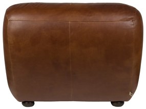 Dutchbone Wyatt Lounge Fauteuil Leer Chocolate