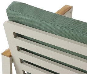 Barstoel Aluminium/Teak Taupe-naturel-bruin Lifestyle Garden Furniture Faro