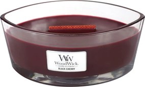 WoodWick geurkaars - Ellipse HearthWick Flame - Black Cherry