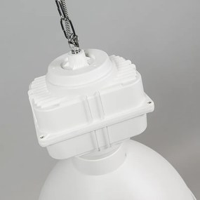Industriële hanglamp klein mat wit - Sicko Industriele / Industrie / Industrial, Modern E27 rond Binnenverlichting Lamp