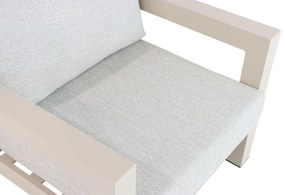 Tuinstoel Aluminium Taupe-naturel-bruin Lifestyle Garden Furniture Luca