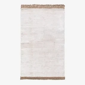 Jute Vloerkleed 240x160 Cm Nadiya Natuurlijke Kleuren - Sklum