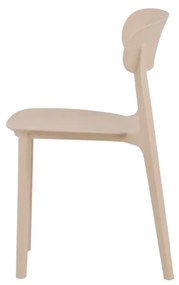 Jörn Eetkamerstoel - Jessica  - Beige - Kunststof - Jörn