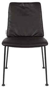 Zuiver Stoel Fab Chocolate Zwart