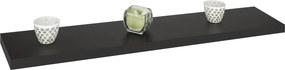 Practo Home wandtablet zwart zwart - Muurdecoratie - 23,5x120x3,8cm