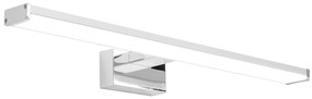 Wandlamp, azuurblauwe LED boven de spiegel 8W 40CM APP368-1W CHROME