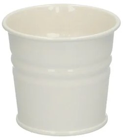 Bloempot, zink, offwhite,Ø 7 cm