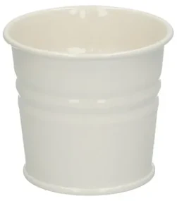 Bloempot, zink, offwhite,Ø 7 cm