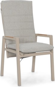 Verstelbare Tuinstoel Aluminium Zand/Beige Lifestyle Garden Furniture Vivaro loft