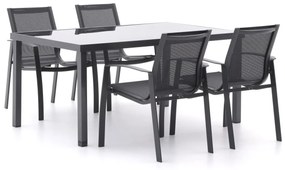 R&S Design Altea/Caluso 160cm dining tuinset 5-delig stapelbaar