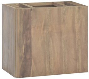 vidaXL Badkamerwandkast 45x30x40 cm massief teakhout