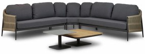 Hoek loungeset 5 personen Aluminium/Rope Taupe  Coco Romeo/Ralph