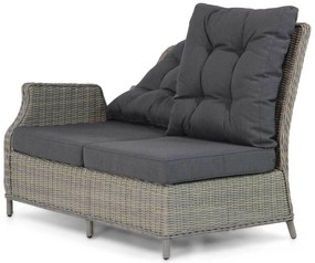 Hoek loungeset 6 personen Wicker Taupe  Garden Collections Chicago