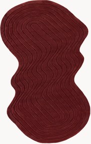 Handgetuft wollen vloerkleed Aliza in organische vorm