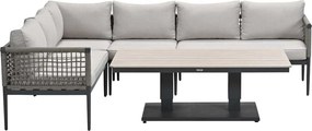 Garden Impressions Burela - Brugge lounge dining set 5-delig links - taupe