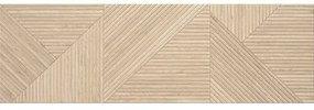 Colorker Tangram decortegel 31.6x100cm camel wit mat 1746495