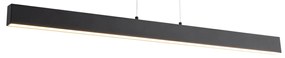 Eettafel / Eetkamer Hanglamp zwart incl. LED 3-staps-dimbaar 2700-4000K met dipswitch - Keane Modern Binnenverlichting Lamp