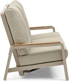 Stoel en Bank Loungeset 5 personen Aluminium Zand/Beige  Osmen Manly