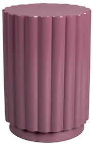 Dutchbone Camila Paarse Bijzettafel Glanzend - 32 X 32cm.