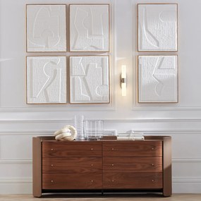 Set van 6 kaders in reliëfpapier, Hekatos