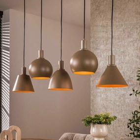 Hanglamp Mix 5-lichts Beige