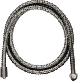 Ben doucheslang metaal 175cm gunmetal PVD-coating