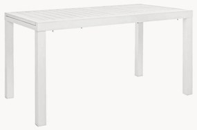 Uitschuifbare tuintafel Hilde in wit, in verschillende formaten