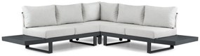 Hoek loungeset 5 personen Aluminium Grijs Lifestyle Garden Furniture Lorenzo