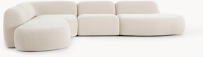 XL modulaire hoekbank Wolke met chaise longue