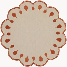 Placemat Gotas met geborduurde rand