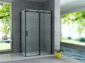 Sanigoods Onno douchecabine 140x90x195cm zwart mat