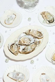 Foto Oysters a Pearls No 04, Studio Collection, (26.7 x 40 cm)