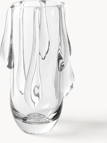 Glazen vaas Carliz met druip effect, H 27 cm