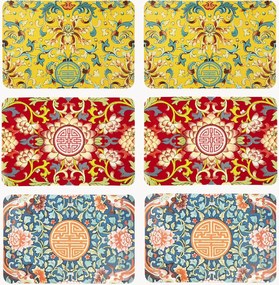 Placemats La Via Della Seta, 6-delig