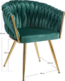 Widny Stoel Van Gouden Fluweel