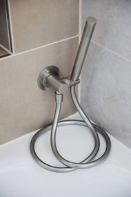 Ben doucheslang 125cm RVS-look