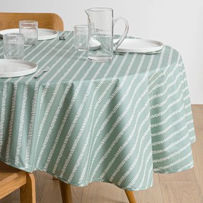 Rond tafelkleed van gecoat katoen, Irun