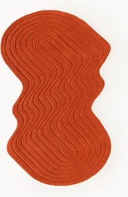 Handgetuft wollen vloerkleed Aliza in organische vorm