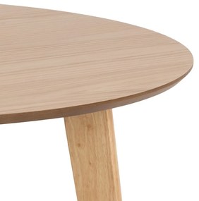 ROXY Natuurlijk eiken - RONDE TAFEL VOOR KEUKEN/EETKAMER RETRO