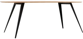Goossens Excellent Eettafel Floyd, Semi rond 180 x 100 cm