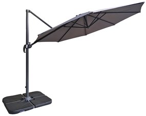 Garden Point Pesaro 3m antraciet tuinparasol