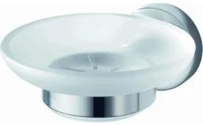 Haceka Kosmos Zeephouder met glazen inzet chroom 1208591