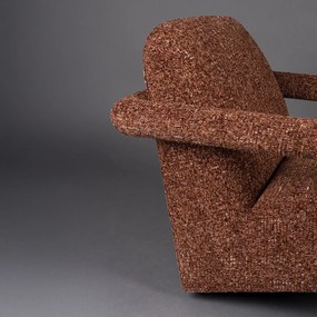 Dutchbone Kent Grof Geweven Fauteuil Rood