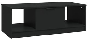 vidaXL Salontafel 102x50x36 cm bewerkt hout zwart