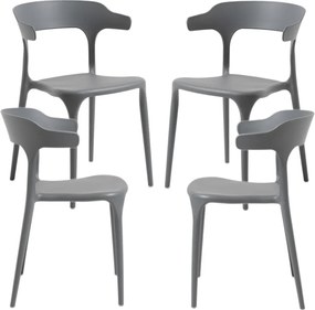 Set 4 Teul Stoelen